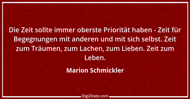 Zitat von Marion Schmickler 1