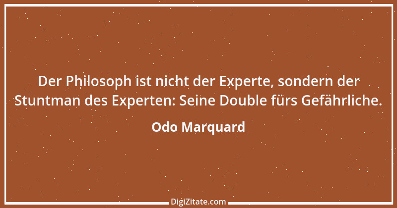 Zitat von Odo Marquard 10