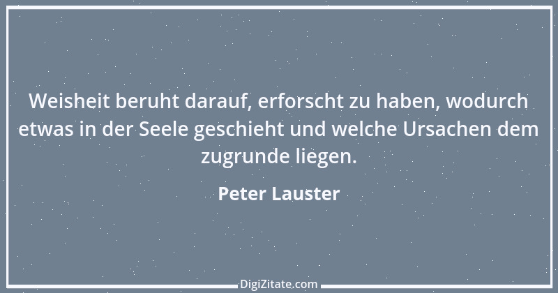 Zitat von Peter Lauster 26