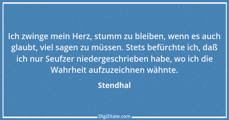 Zitat von Stendhal 172