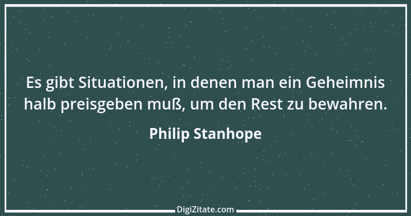 Zitat von Philip Stanhope 105