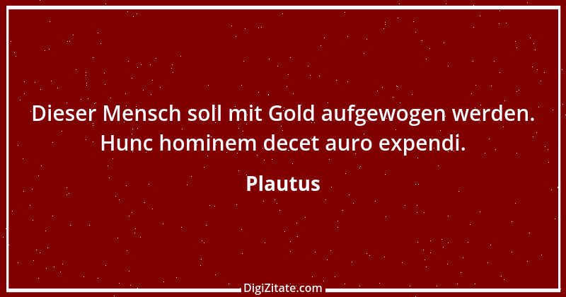 Zitat von Plautus 11