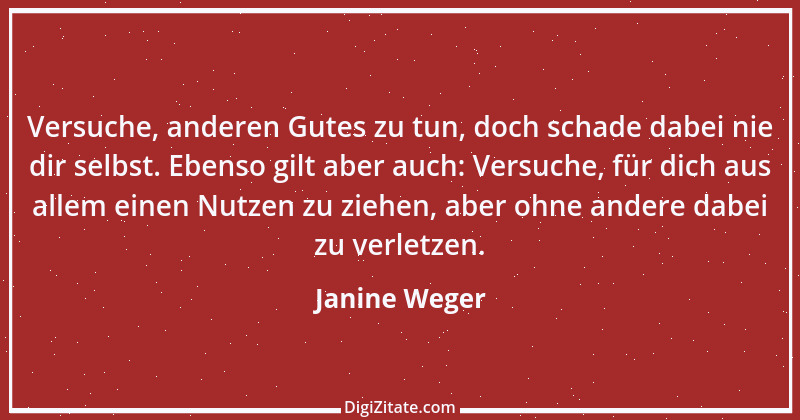 Zitat von Janine Weger 58