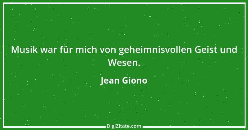 Zitat von Jean Giono 9