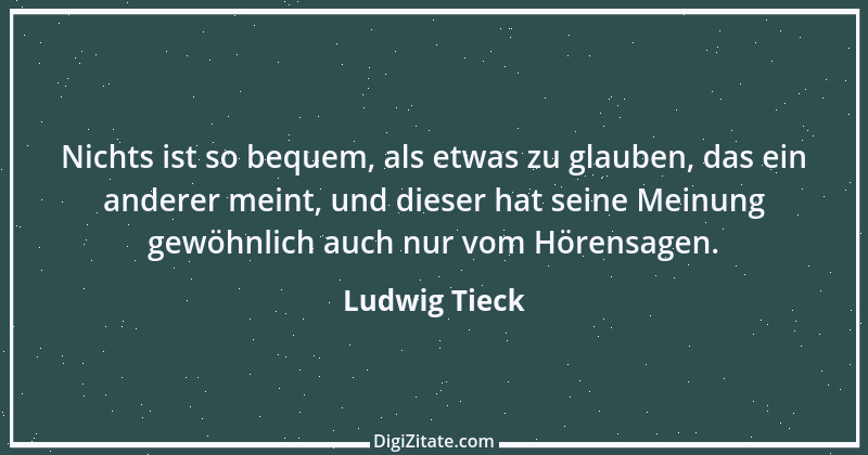 Zitat von Ludwig Tieck 28