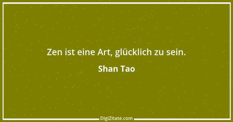 Zitat von Shan Tao 1