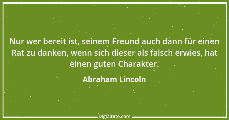 Zitat von Abraham Lincoln 60