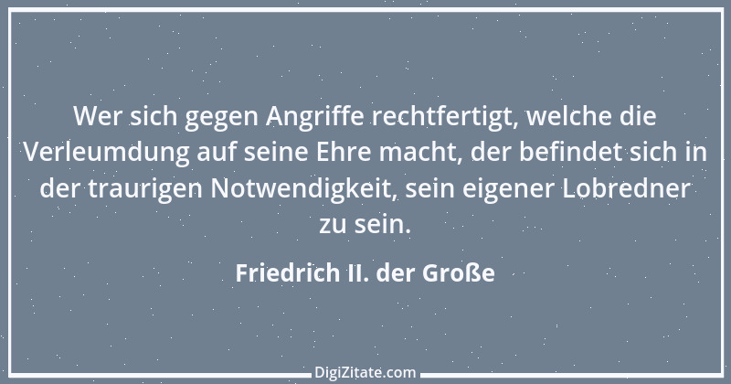 Zitat von Friedrich II. der Große 358