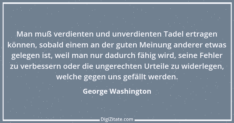 Zitat von George Washington 19