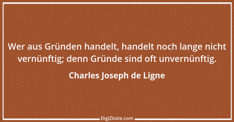 Zitat von Charles Joseph de Ligne 1