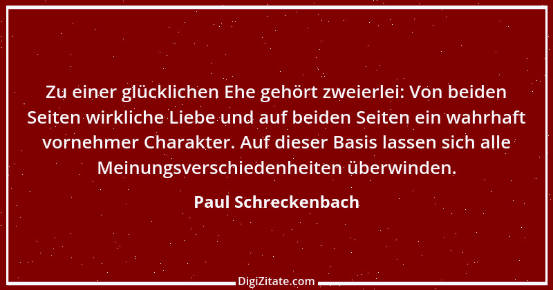 Zitat von Paul Schreckenbach 1