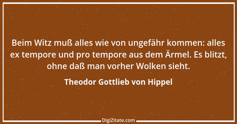 Zitat von Theodor Gottlieb von Hippel 2