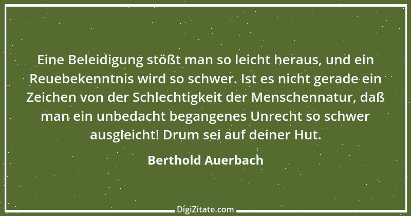 Zitat von Berthold Auerbach 53