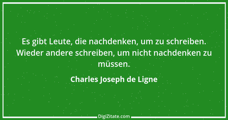 Zitat von Charles Joseph de Ligne 2