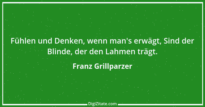 Zitat von Franz Grillparzer 54