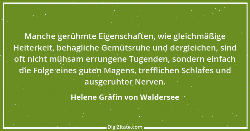 Zitat von Helene Gräfin von Waldersee 89