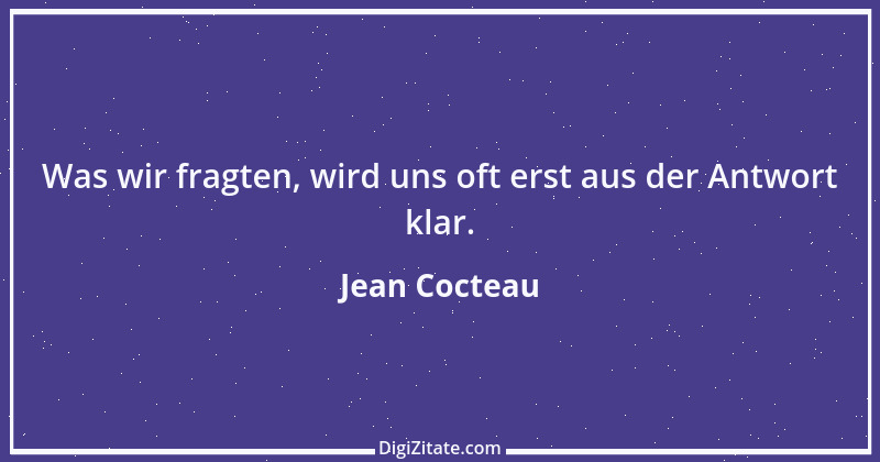 Zitat von Jean Cocteau 19