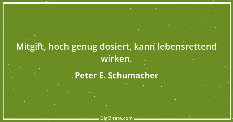 Zitat von Peter E. Schumacher 13