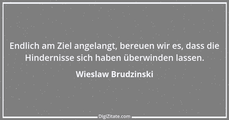 Zitat von Wieslaw Brudzinski 1