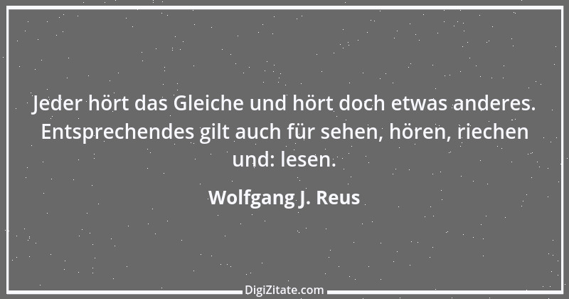 Zitat von Wolfgang J. Reus 1048