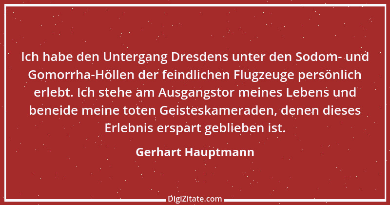 Zitat von Gerhart Hauptmann 7