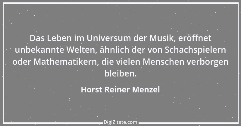 Zitat von Horst Reiner Menzel 19