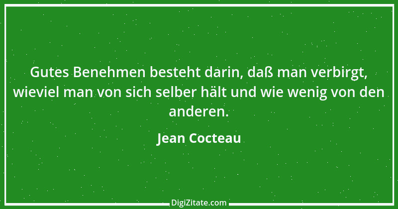 Zitat von Jean Cocteau 20