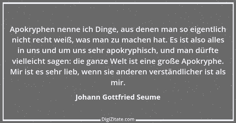 Zitat von Johann Gottfried Seume 142