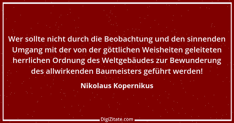 Zitat von Nikolaus Kopernikus 4