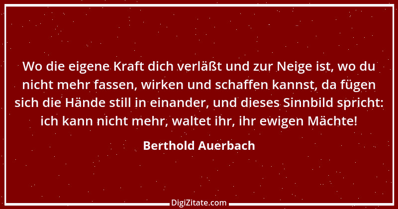 Zitat von Berthold Auerbach 55