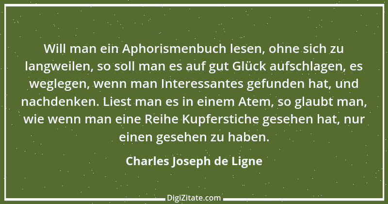 Zitat von Charles Joseph de Ligne 4