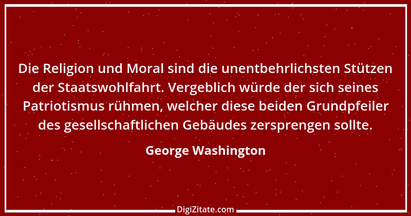 Zitat von George Washington 23