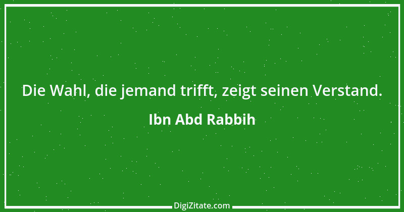 Zitat von Ibn Abd Rabbih 1