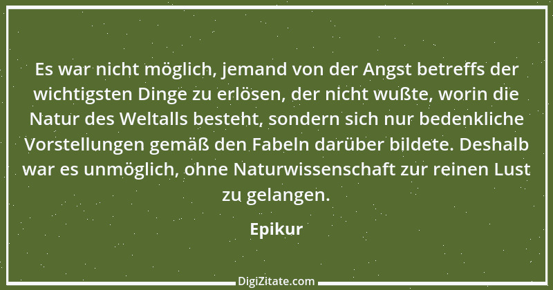 Zitat von Epikur 158