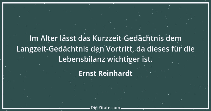 Zitat von Ernst Reinhardt 452