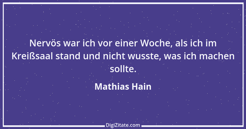 Zitat von Mathias Hain 1