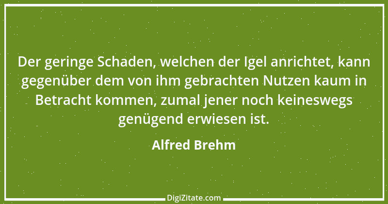 Zitat von Alfred Brehm 53