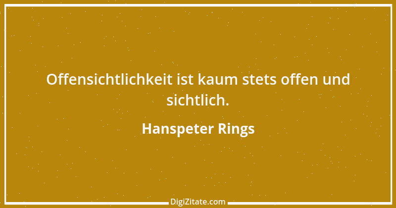 Zitat von Hanspeter Rings 103