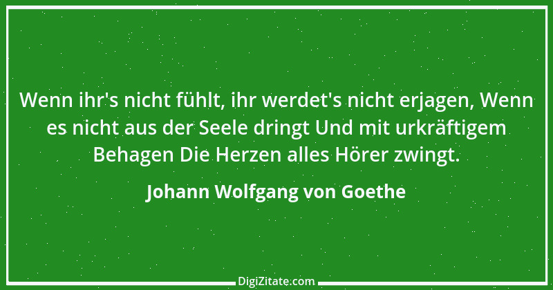 Zitat von Johann Wolfgang von Goethe 2212