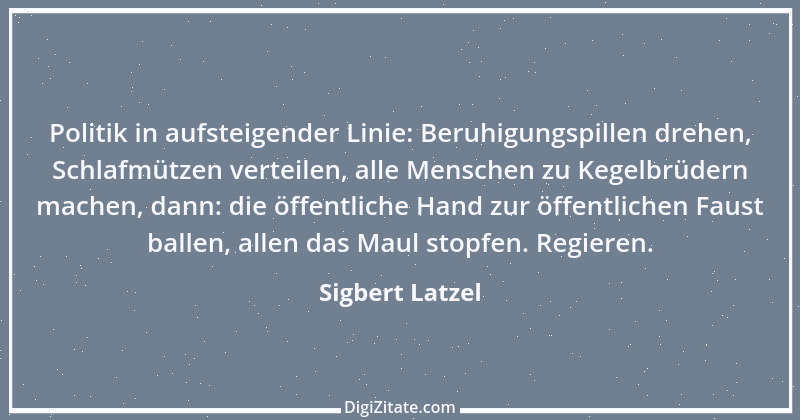 Zitat von Sigbert Latzel 121