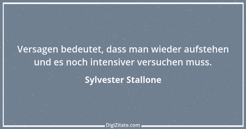 Zitat von Sylvester Stallone 9