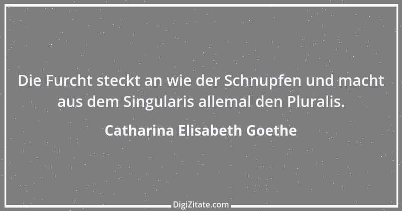 Zitat von Catharina Elisabeth Goethe 2