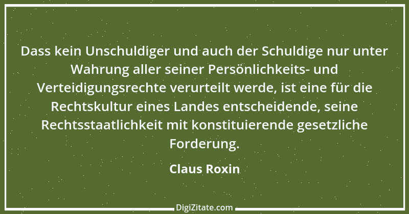 Zitat von Claus Roxin 1