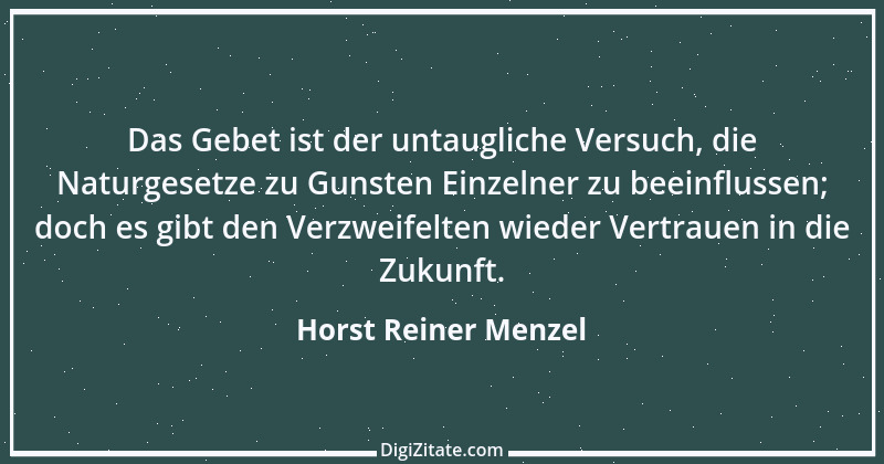 Zitat von Horst Reiner Menzel 23