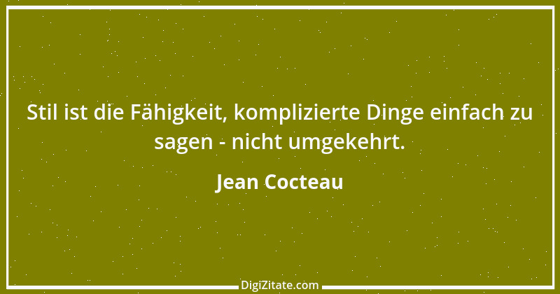 Zitat von Jean Cocteau 24