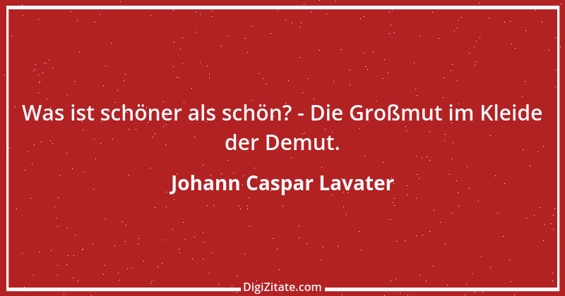 Zitat von Johann Caspar Lavater 183