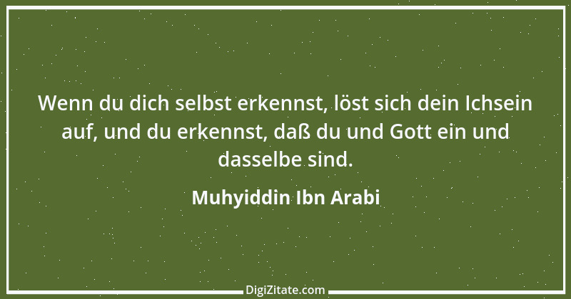 Zitat von Muhyiddin Ibn Arabi 2