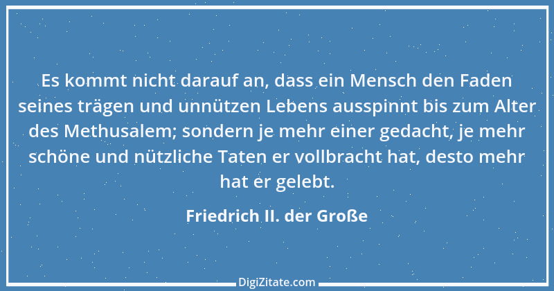 Zitat von Friedrich II. der Große 366