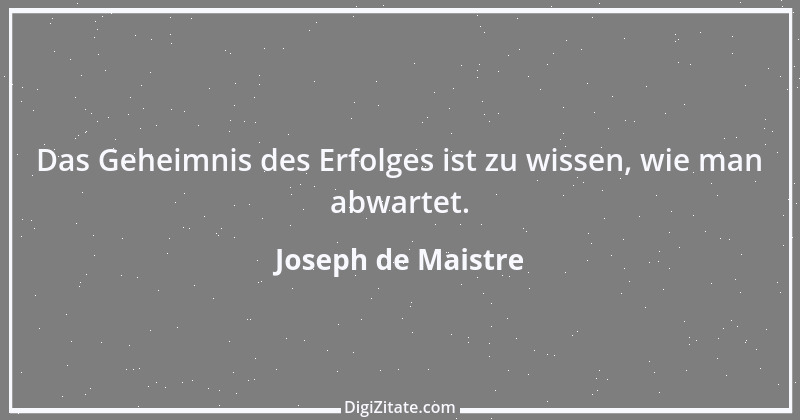 Zitat von Joseph de Maistre 5