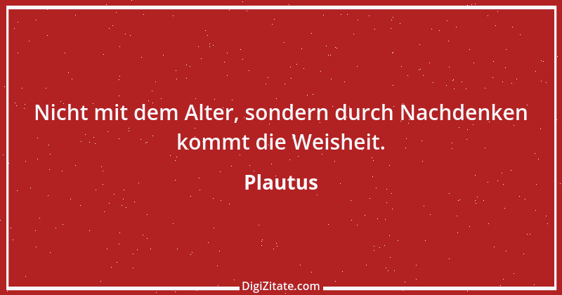 Zitat von Plautus 20